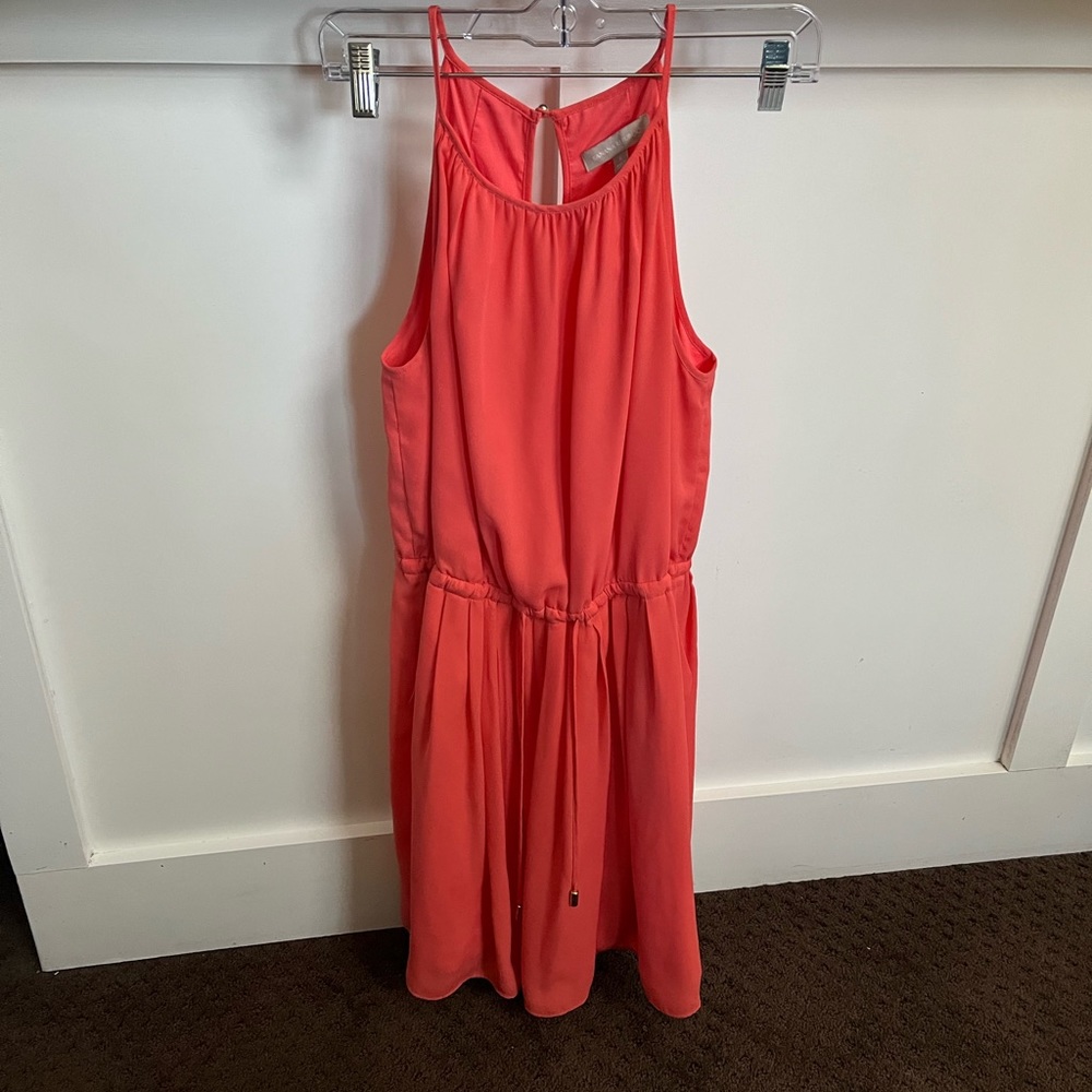 Coral banana republic size six dress